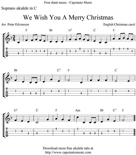 Misc Christmas Chords & Tabs for Guitar, Ukulele, Bass, Drums。